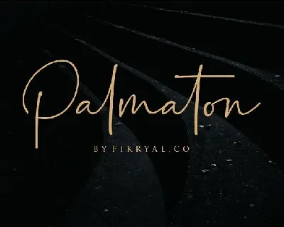 Palmaton Handwritten font