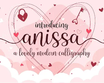 Anissa Lovely font