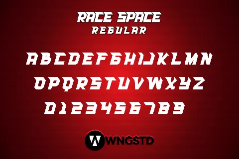 RACE SPACE font