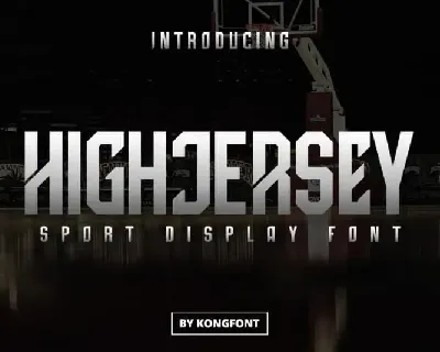 High Jersey Display font