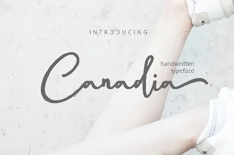 Canadia Script | Handwritten font