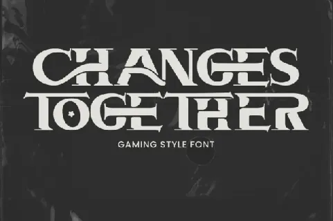 Changes Together font