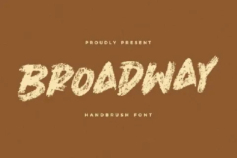 Broadway Typeface font