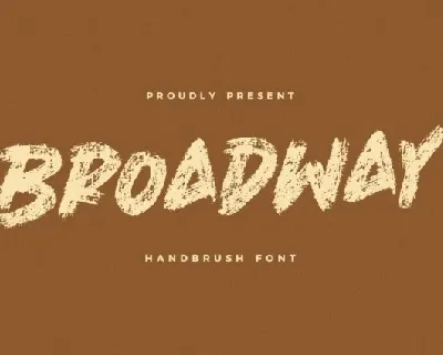 Broadway Typeface font