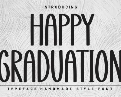 Happy Graduation Typeface font