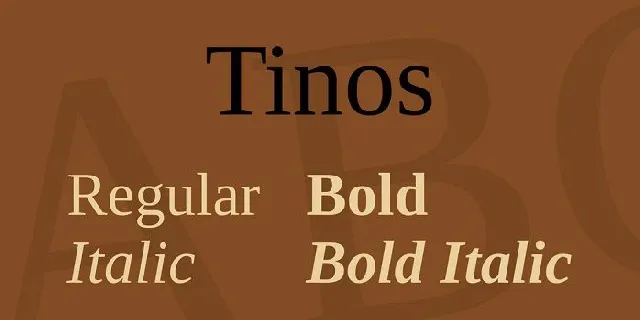 Tinos Serif Family font