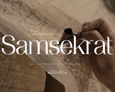 Samsekrat font