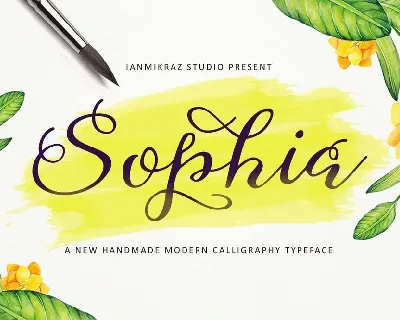 Sophia font