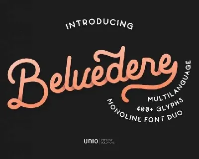 Belvedere Duo Free font