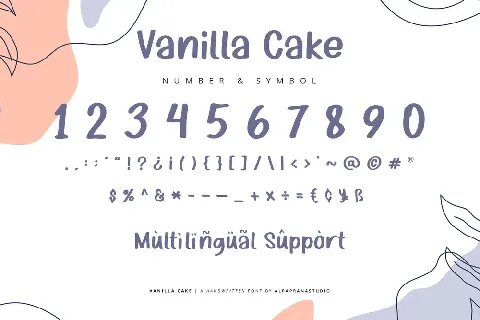 Vanilla Cake font