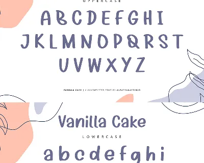 Vanilla Cake font