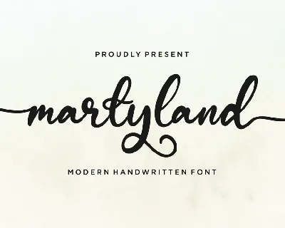 Marlyland font