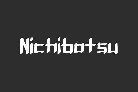 Nichibotsu font