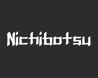 Nichibotsu font