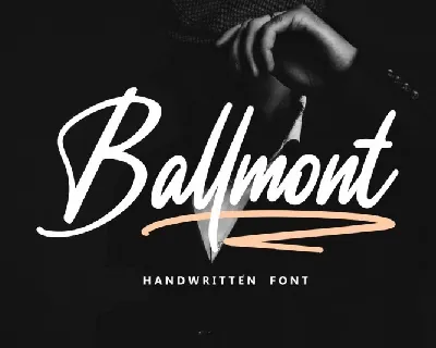 Ballmont Script font