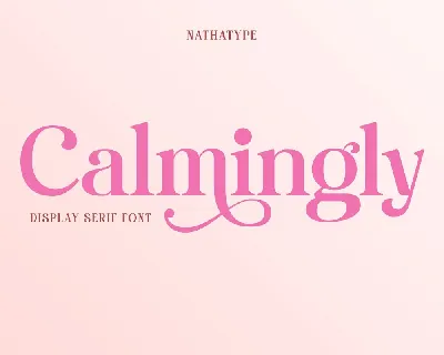 Calmingly font