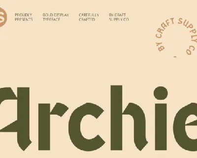 CS Archie font