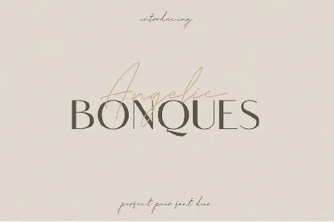 Angelic Bonques font