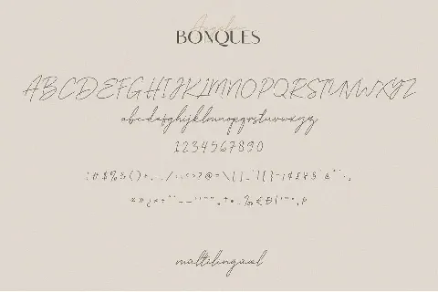 Angelic Bonques font