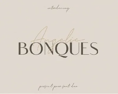 Angelic Bonques font