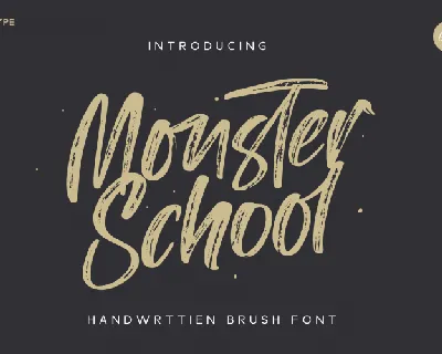 Monster School font