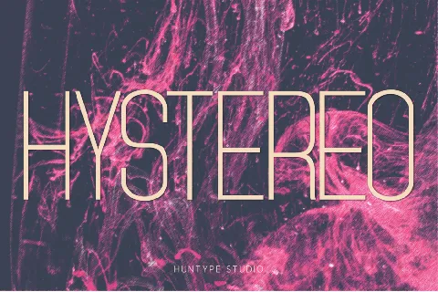 Hystereo font