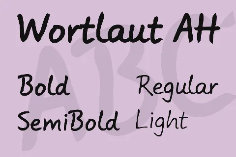 Wortlaut AH font