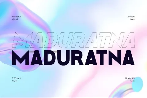 Maduratna Family font