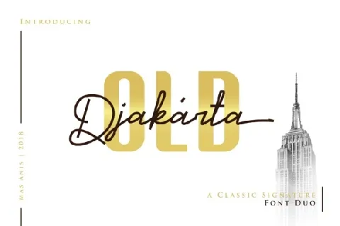 Old Djakarta Duo font
