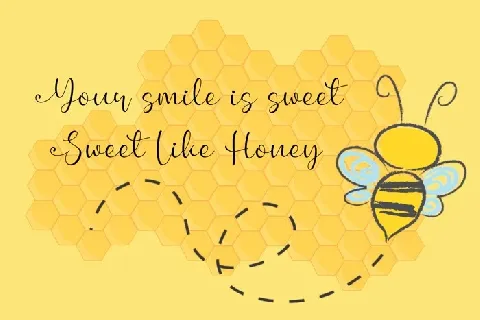 Buttey Honey Calligraphy font