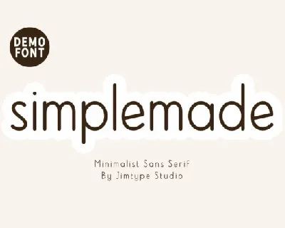 Simplemade Display font