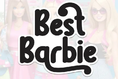Best Barbie Display font