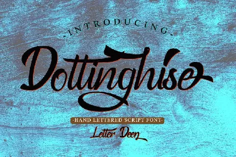 Dottinghise Script font