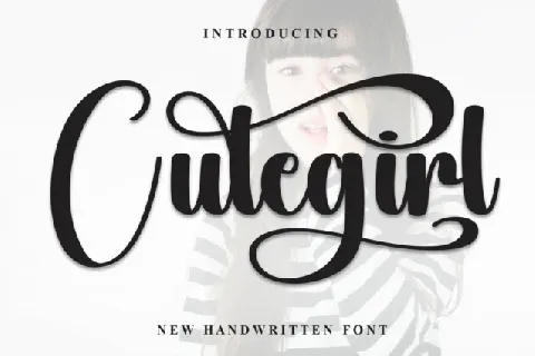 Cutegirl Calligraphy font