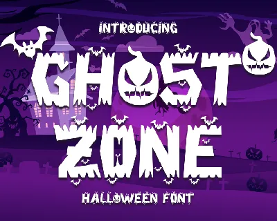 Ghost Zone - Personal Use font