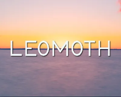 Leomoth font