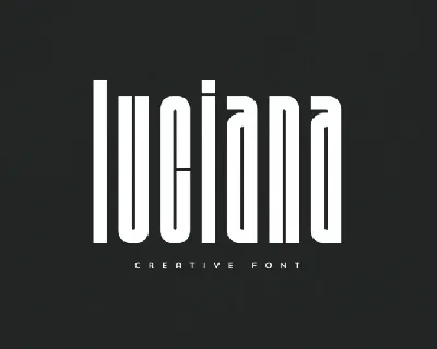 Luciana font