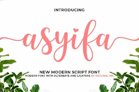 Asyifa Script font