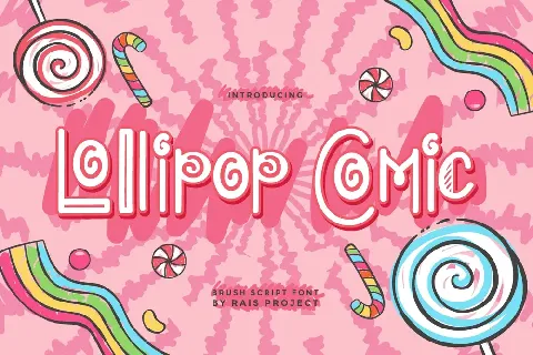 Lollipop Comic font