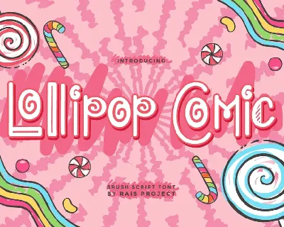 Lollipop Comic font