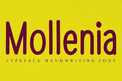 Mollenia Script font