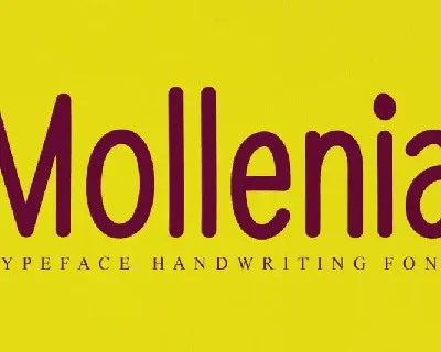 Mollenia Script font