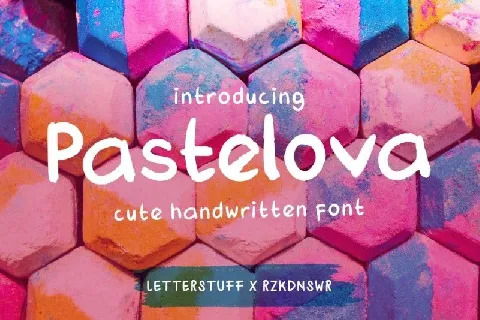 Pastelova Cute font