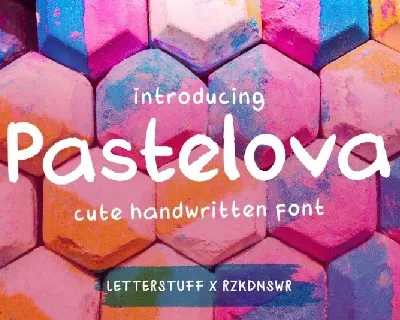 Pastelova Cute font