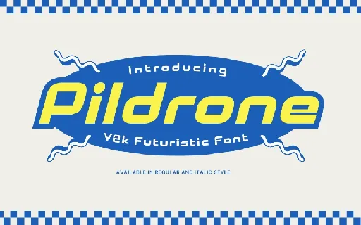 Pildrone font