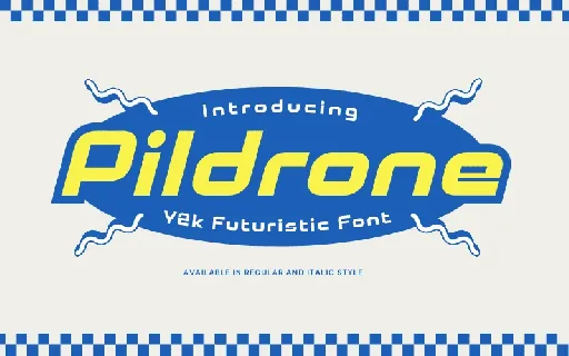 Pildrone font