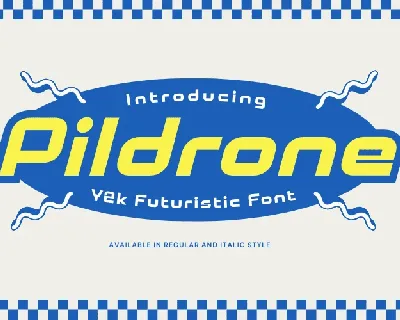 Pildrone font