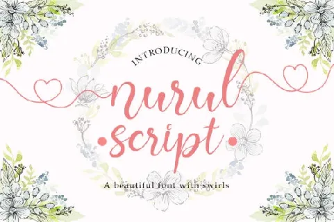 Nurul Script font