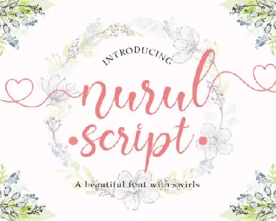 Nurul Script font