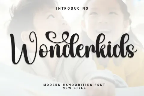 Wonderkids Script font